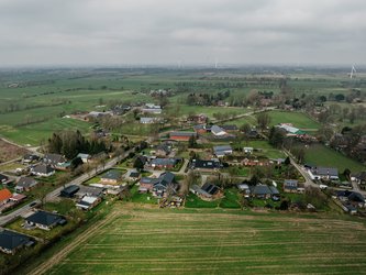 Luftbild der Gemeinde Goldebek