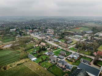Luftbild der Gemeinde Langenhorn
