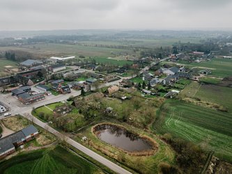 Luftbild der Gemeinde Langenhorn