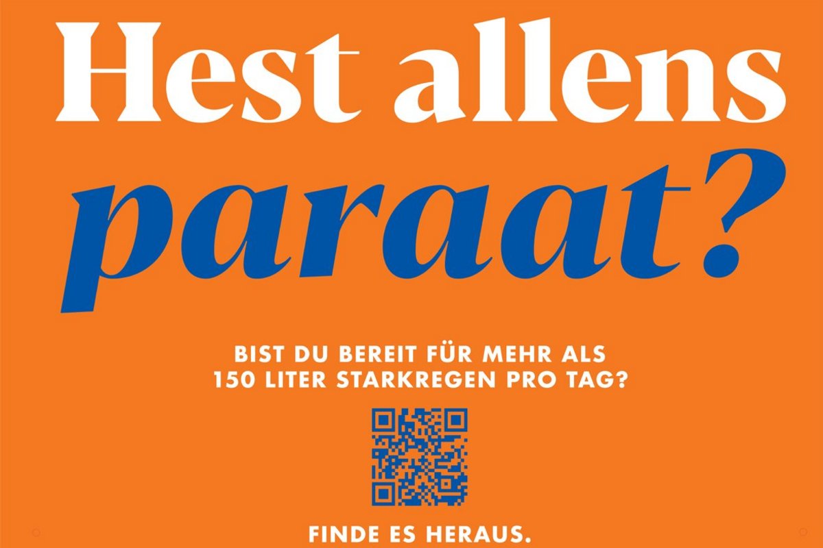 Die Kampagne des © Kreises Nordfriesland Der Schriftzug »Hest allens paraat?«